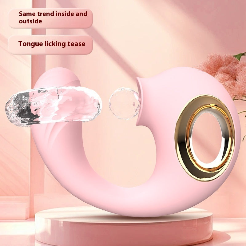 Dolphin Tongue Licking Electric Girl's Toy