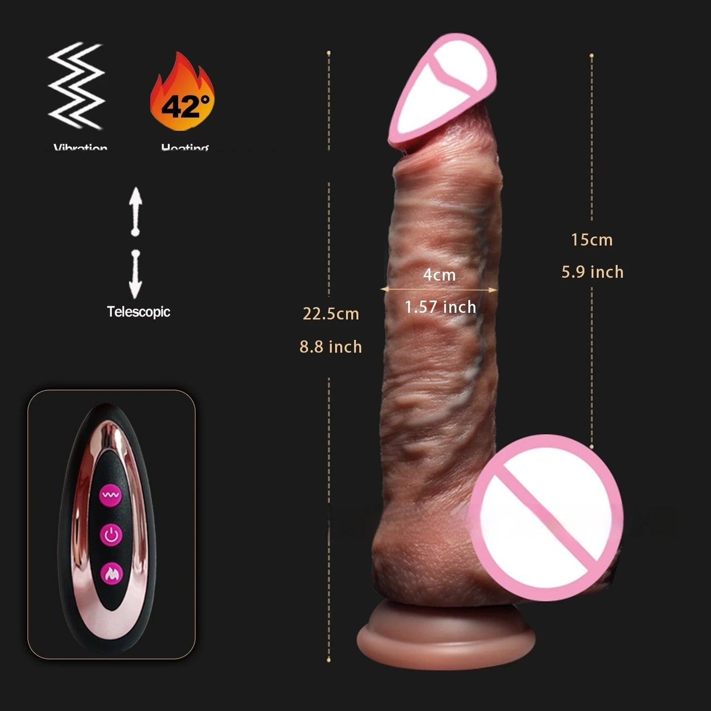Electric Soft Meat Realistic Automatic Supplies Female Toys