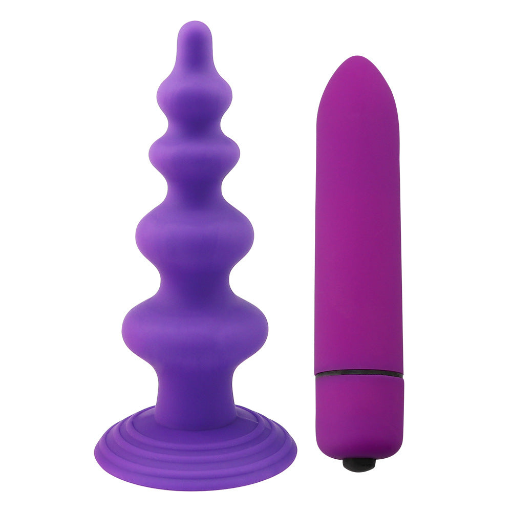 Pagoda Back Court Silicone Butt Plug