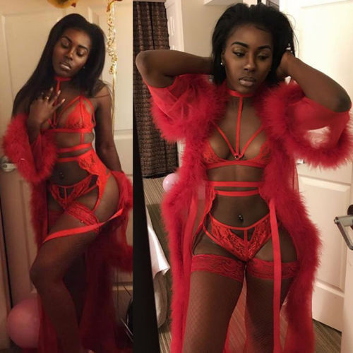 See-thru Long Robe Sexy Lingerie