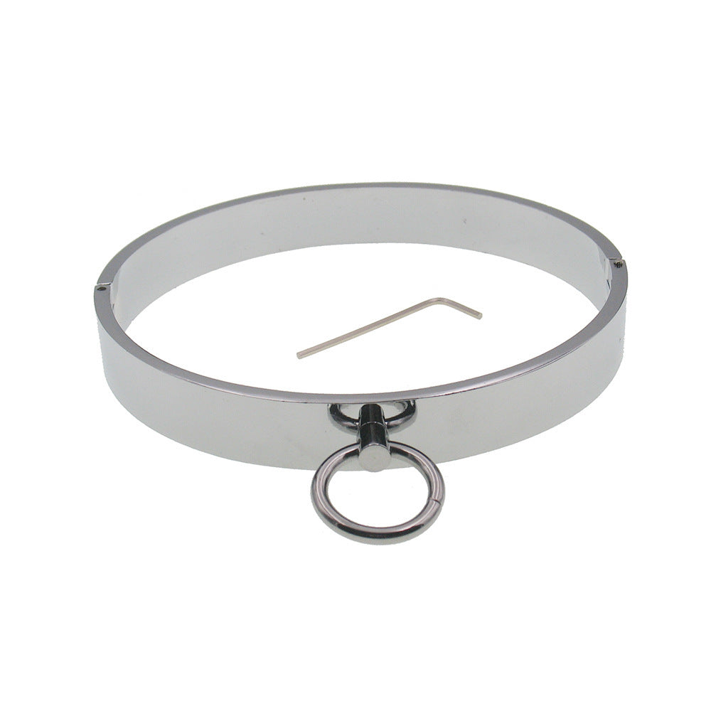 Metal Sexy Collar Men's Adjult Sex Tools