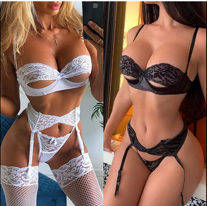 Sexy Underwear Set(3-pieces)