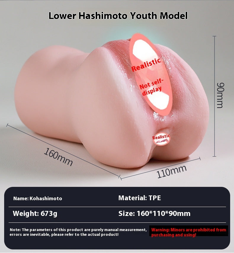 Men's Silicone Vagina And Anus Massager