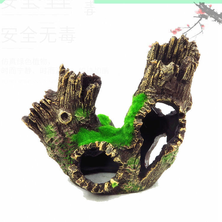 Aquarium shrimp cave house, shelter house shrimp pot, shrimp nest spawning tree branches