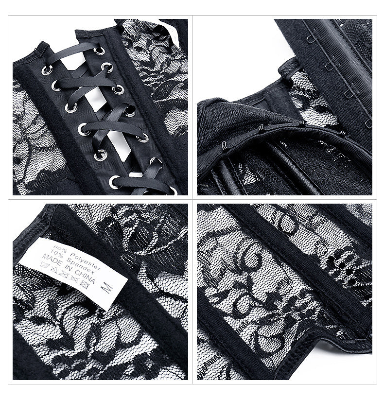 Sexy Lingerie Spot Sexy See-through Mesh Lace Corset