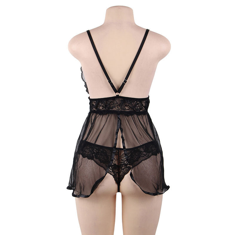 Sling Sexy Lingerie Sexy Lace Nightdress
