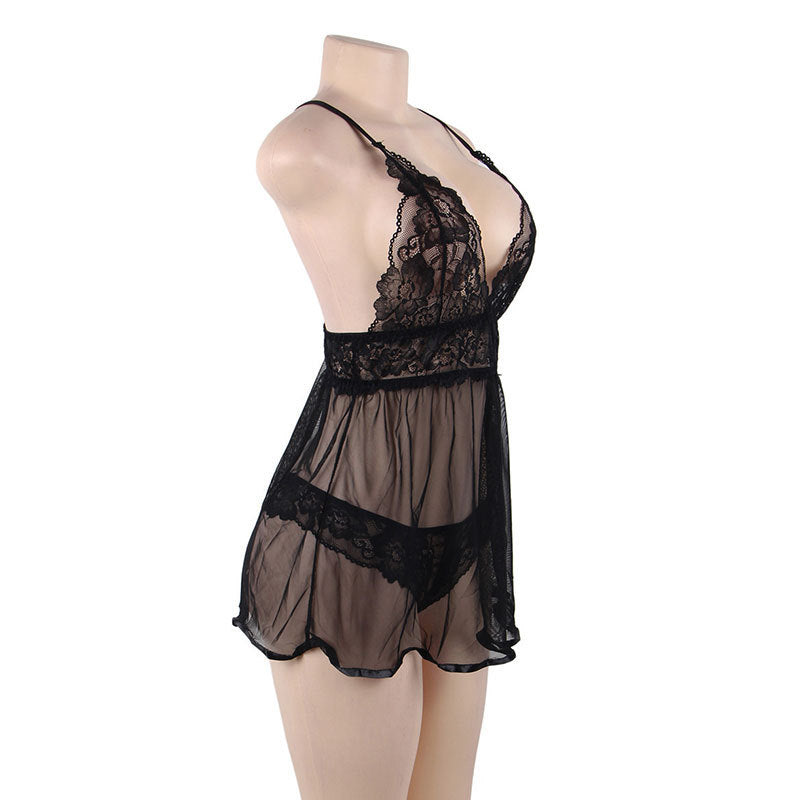 Sling Sexy Lingerie Sexy Lace Nightdress