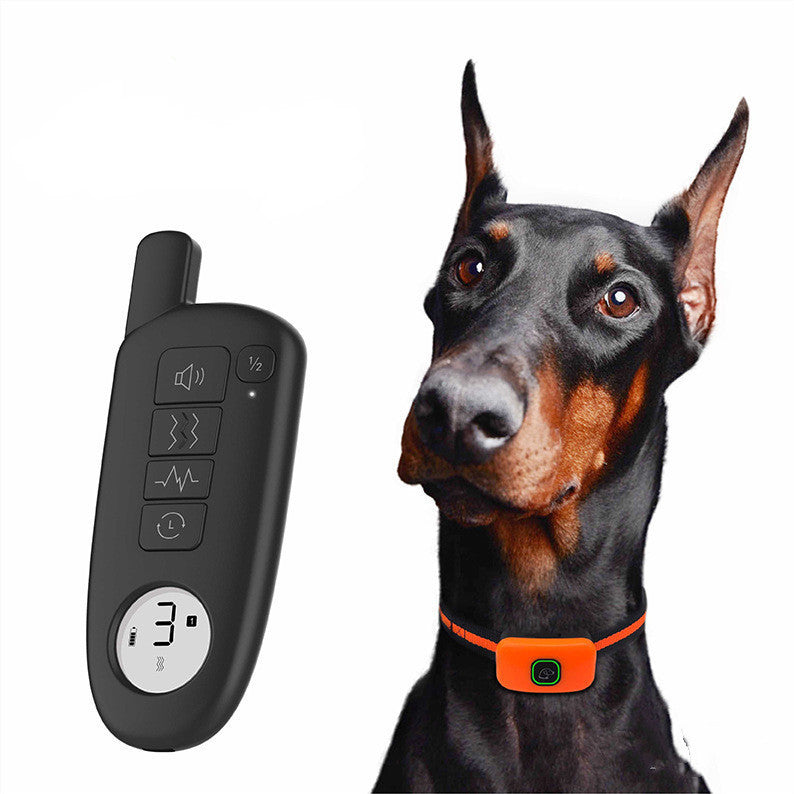 Dog Training Device LED Digital Display Training Supplies E-Commerce Factory Source Product Explosion Bark Remote Control