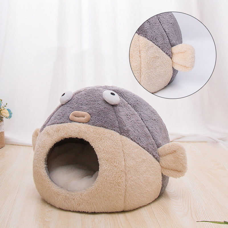 Cat Litter Warm Closed Kennel Small Dog Cold-Proof