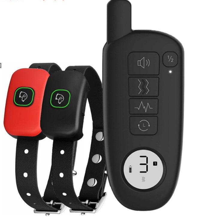 Dog Training Device LED Digital Display Training Supplies E-Commerce Factory Source Product Explosion Bark Remote Control
