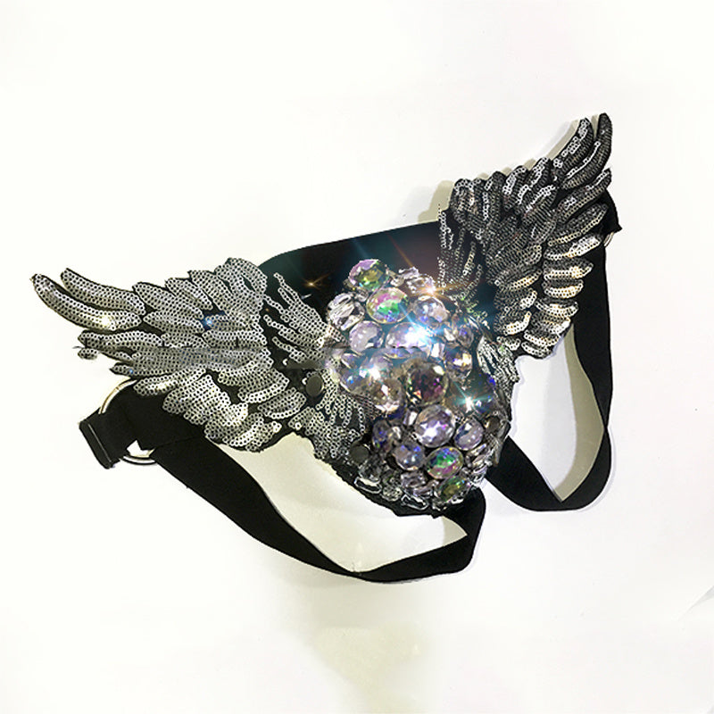 New Super Glitter Wings Sexy Costume Accessories