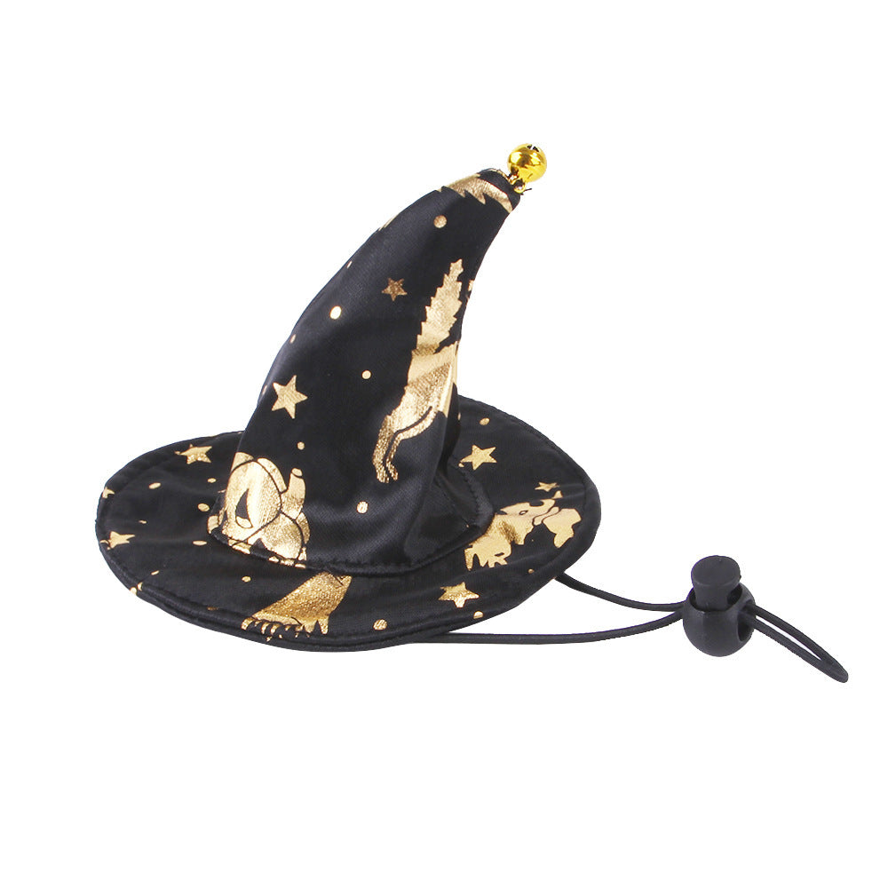 Halloween Wizard Cloak Suit Pet Dog Cat Hat Suit