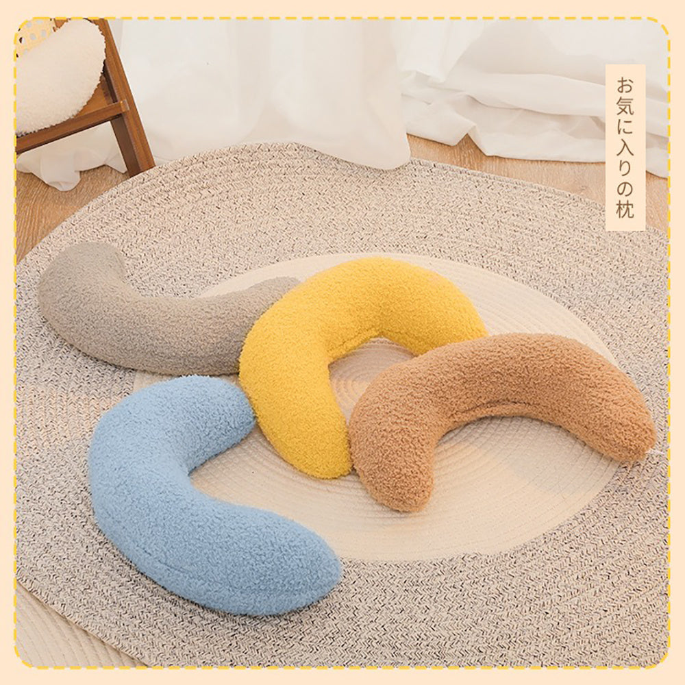 U-Shaped Pillow Equipped With An Adjustable Cat Collar, For Pet Cervical Sleeping Protection