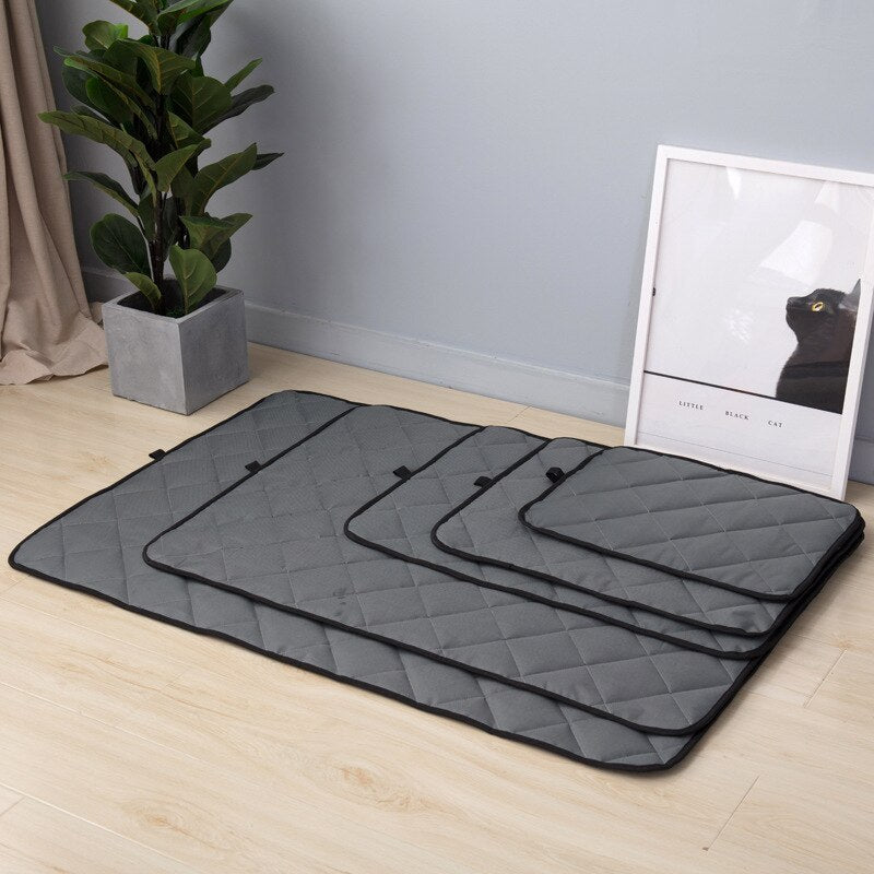 Winter large dog pet plush warm car pet mat