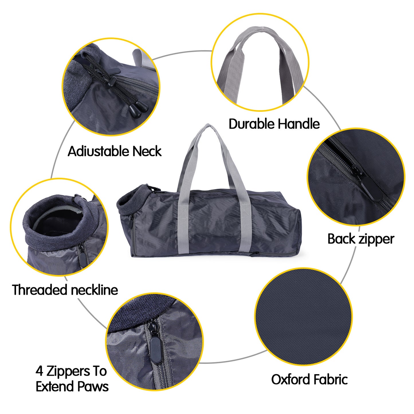 Cat Travel Bag Double Lined Pet Bags
