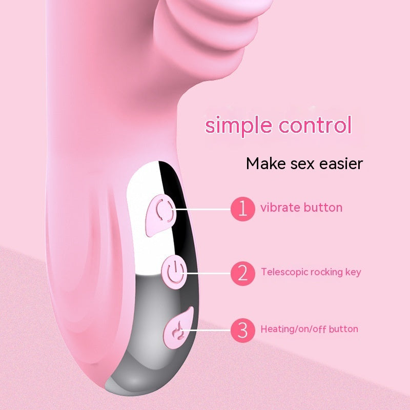 Women's Swing And Vibration Double-headed Telescopic Massage Stick
