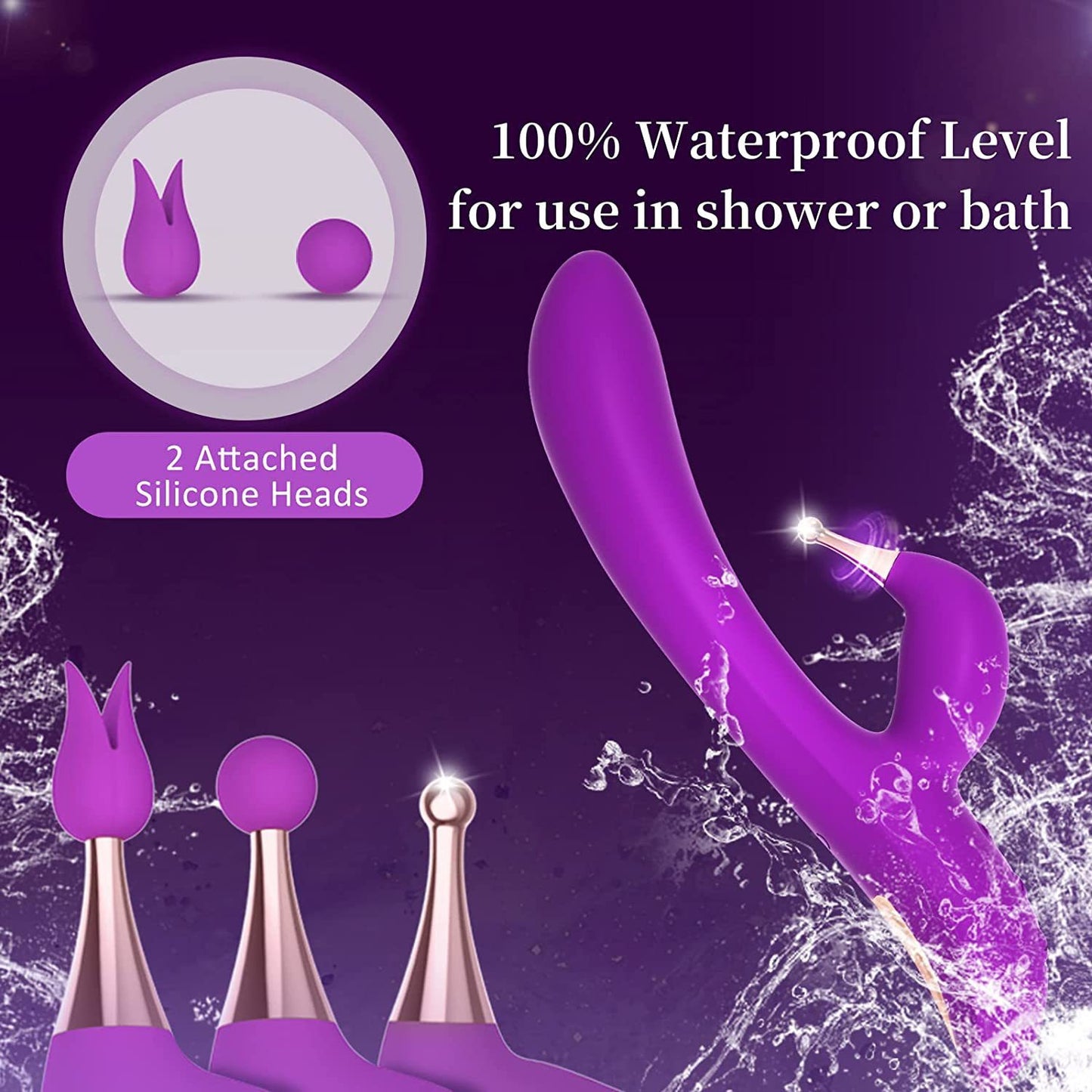 Women's Point Tide Vibrating Spear Massage Masturbation Device