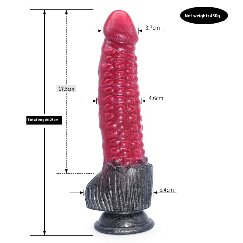 Colored Dildo Masturbator Irregular Anal Plug