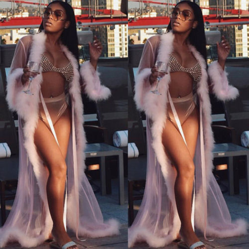 See-thru Long Robe Sexy Lingerie