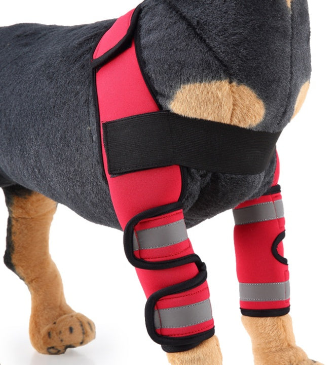 Pet Dog Knee Pads Support Brace 1pair