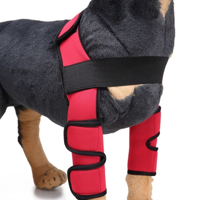 Pet Dog Knee Pads Support Brace 1pair