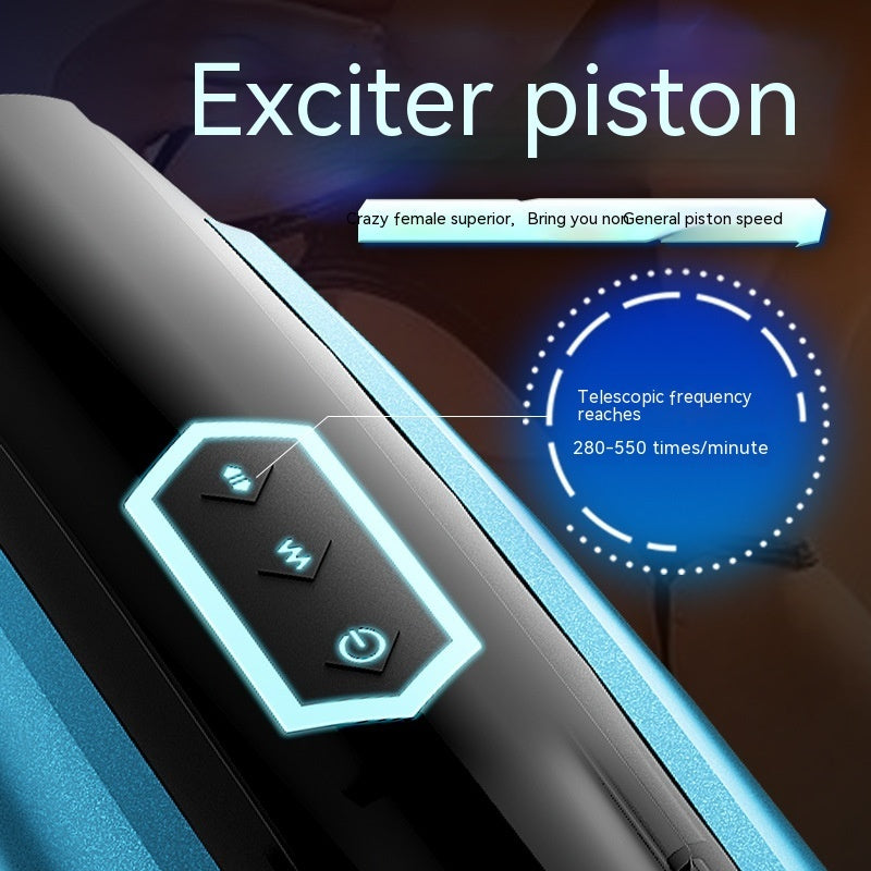 Blue Starry Sky Telescopic Vibration Massager