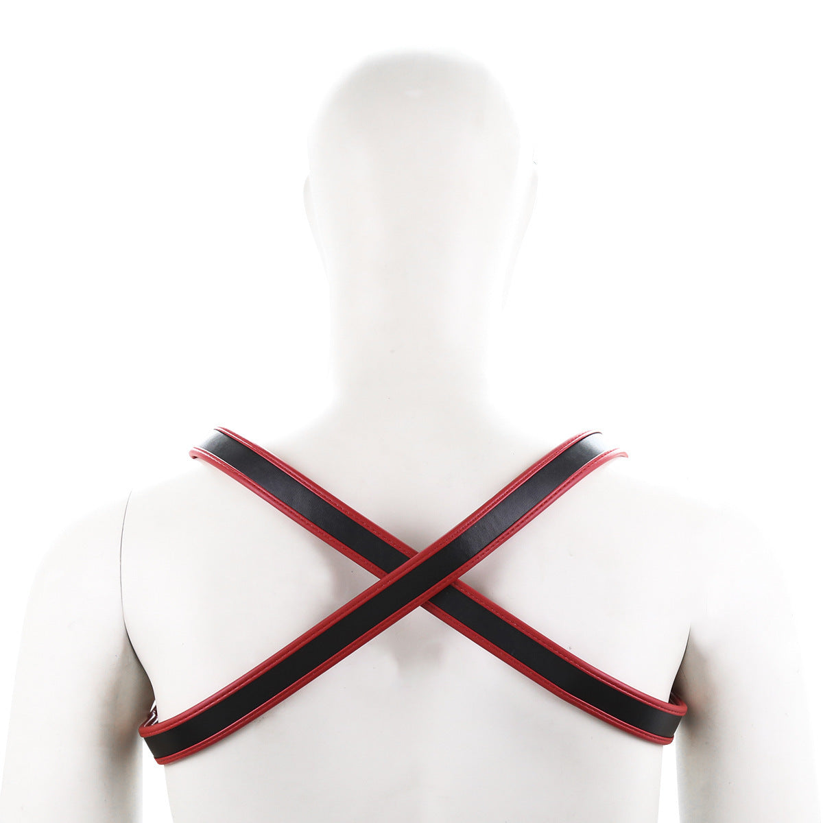 Sexy men's red strap clothing