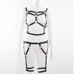 Sexy suit leg loop binding belt