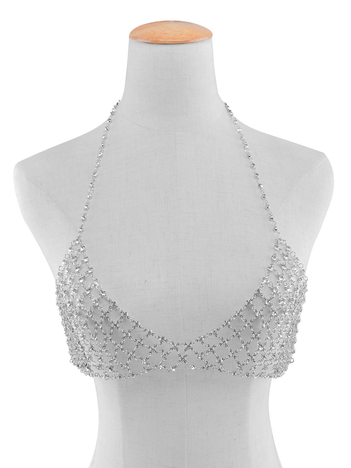 sexy chest chain-bra