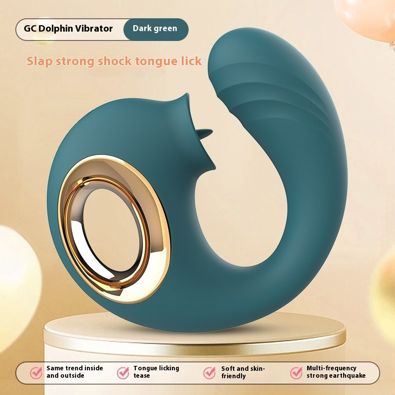 Dolphin Tongue Licking Electric Girl's Toy