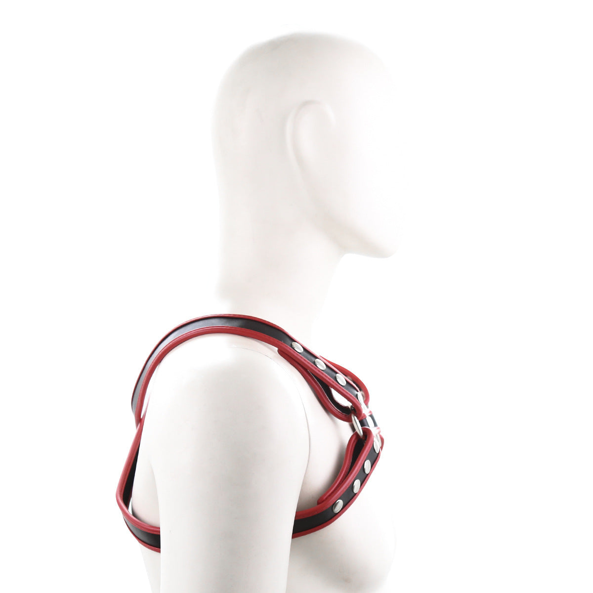 Sexy men's red strap clothing