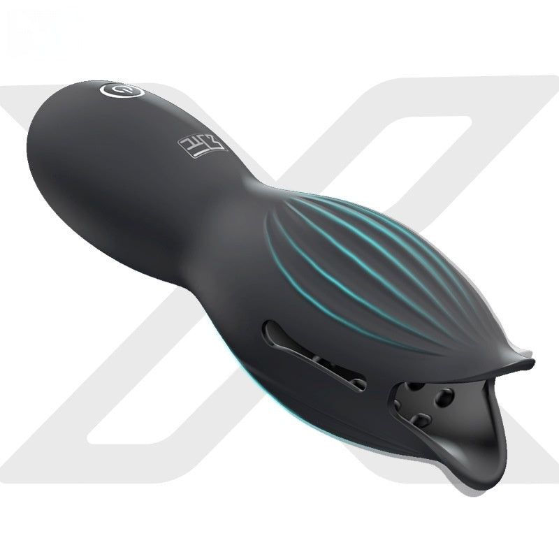 Punching Vibration Exercise Men's Waterproof Silicone Toy