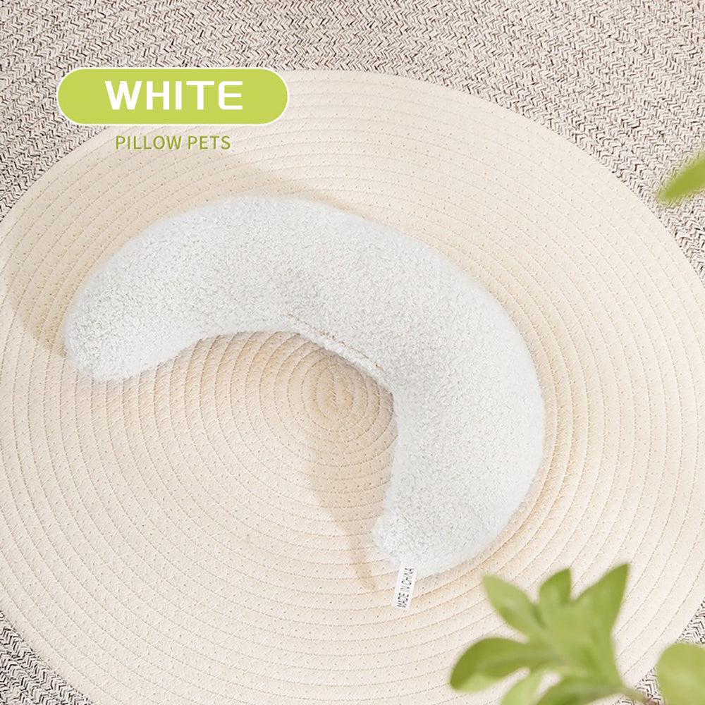 U-Shaped Pillow Equipped With An Adjustable Cat Collar, For Pet Cervical Sleeping Protection
