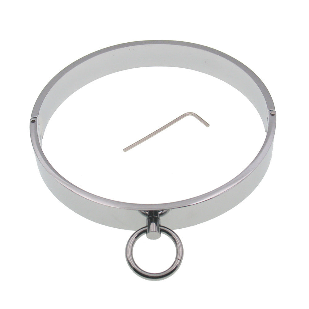 Metal Sexy Collar Men's Adjult Sex Tools