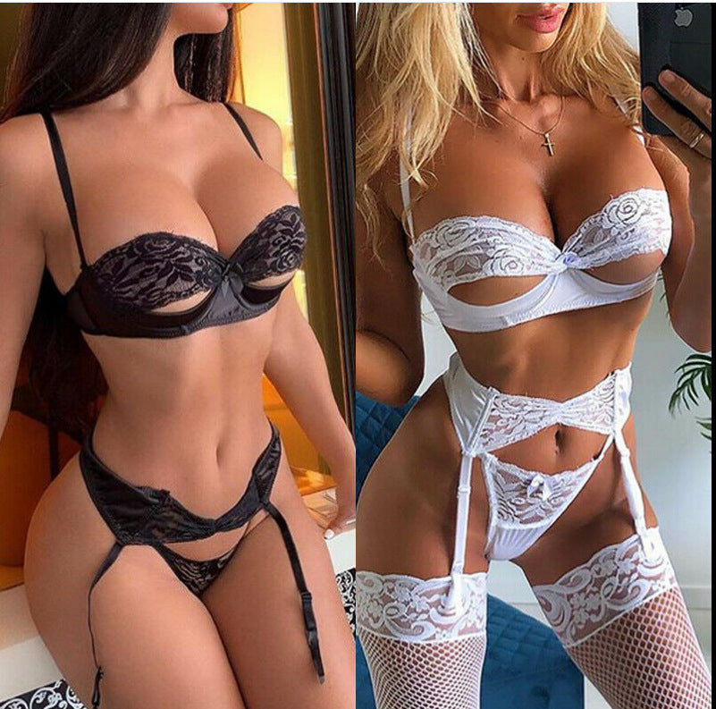 Sexy Underwear Set(3-pieces)