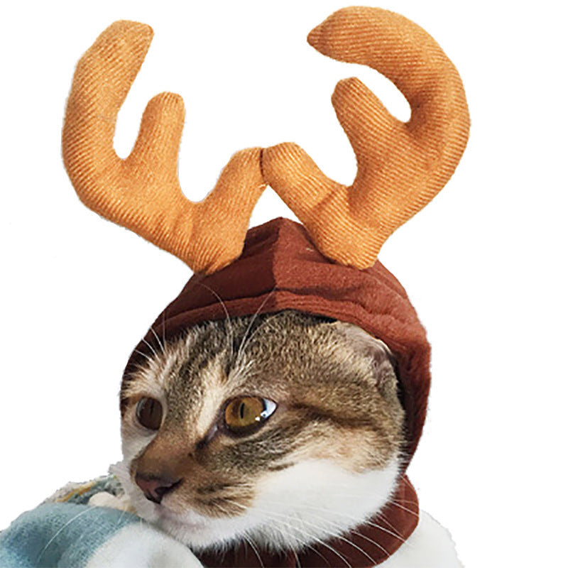 Funny Pet Dog Cat Costume Warm Hat Photo Props Headwear