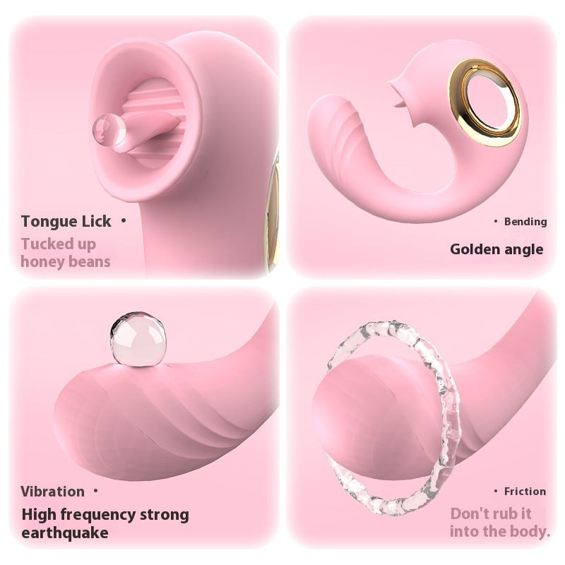 Dolphin Tongue Licking Electric Girl's Toy