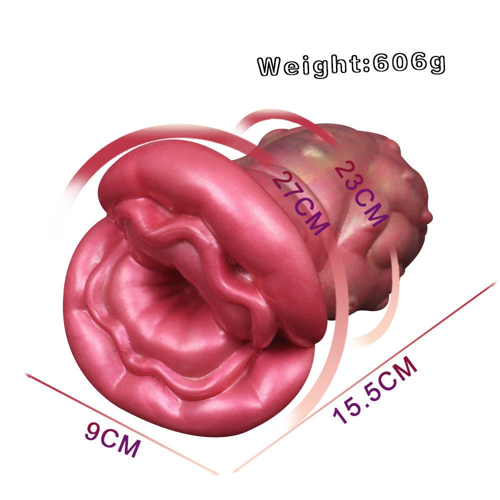 Imitation Animal Shaped Men's Masturbator Single Hole Realistic Vagina