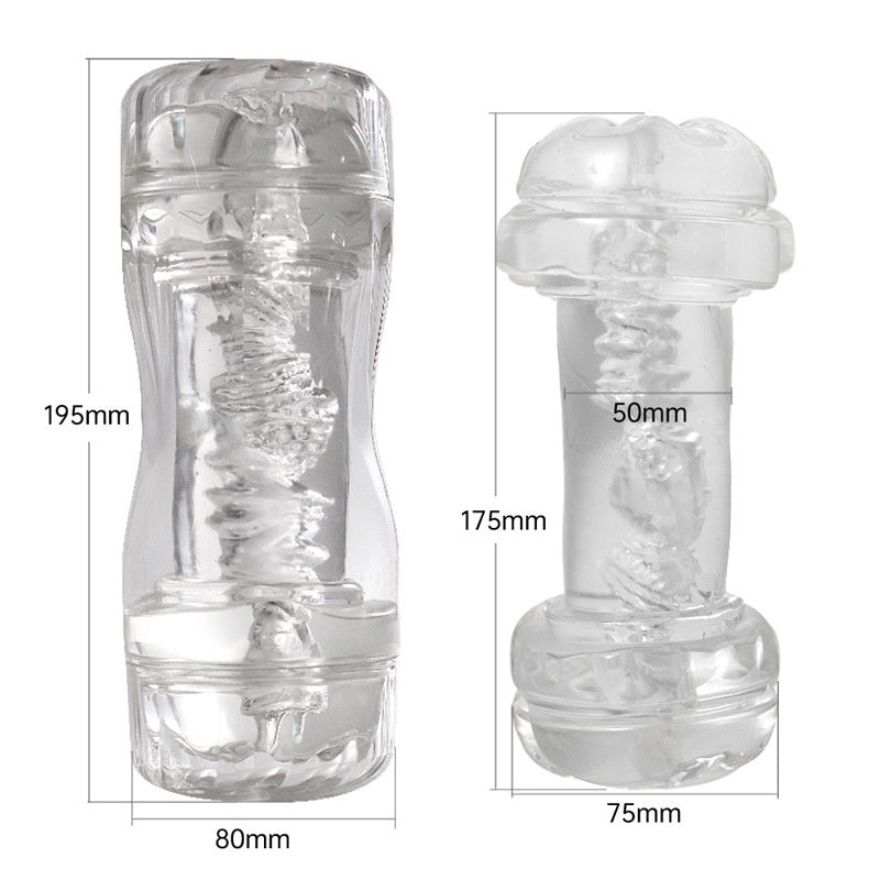 Double Headed Transparent Sucking Trainer