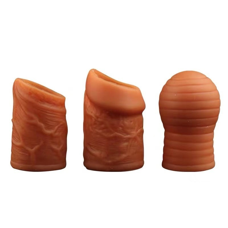 Ultra-thin Men's Turtle Head Blocking Ring Lasting Desensitization Happy Artifact