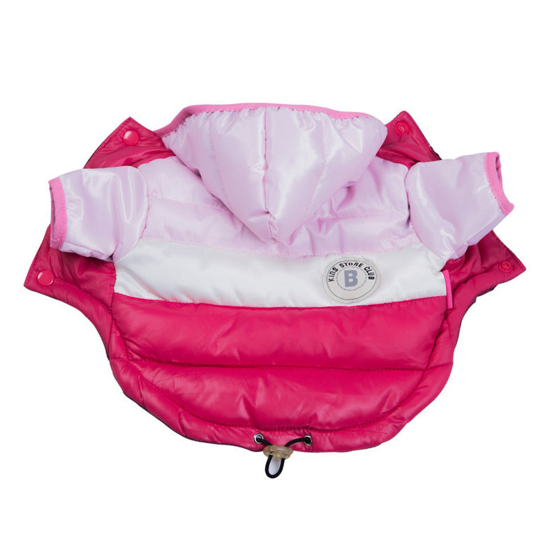 Two-Legged Cotton-Padded Clothes Multi-Color Optional Dog Warm Outdoor Clothes