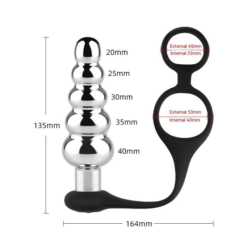 Thread Metal Remote Control Vibration Sex Toy Butt Plug Sex Toys
