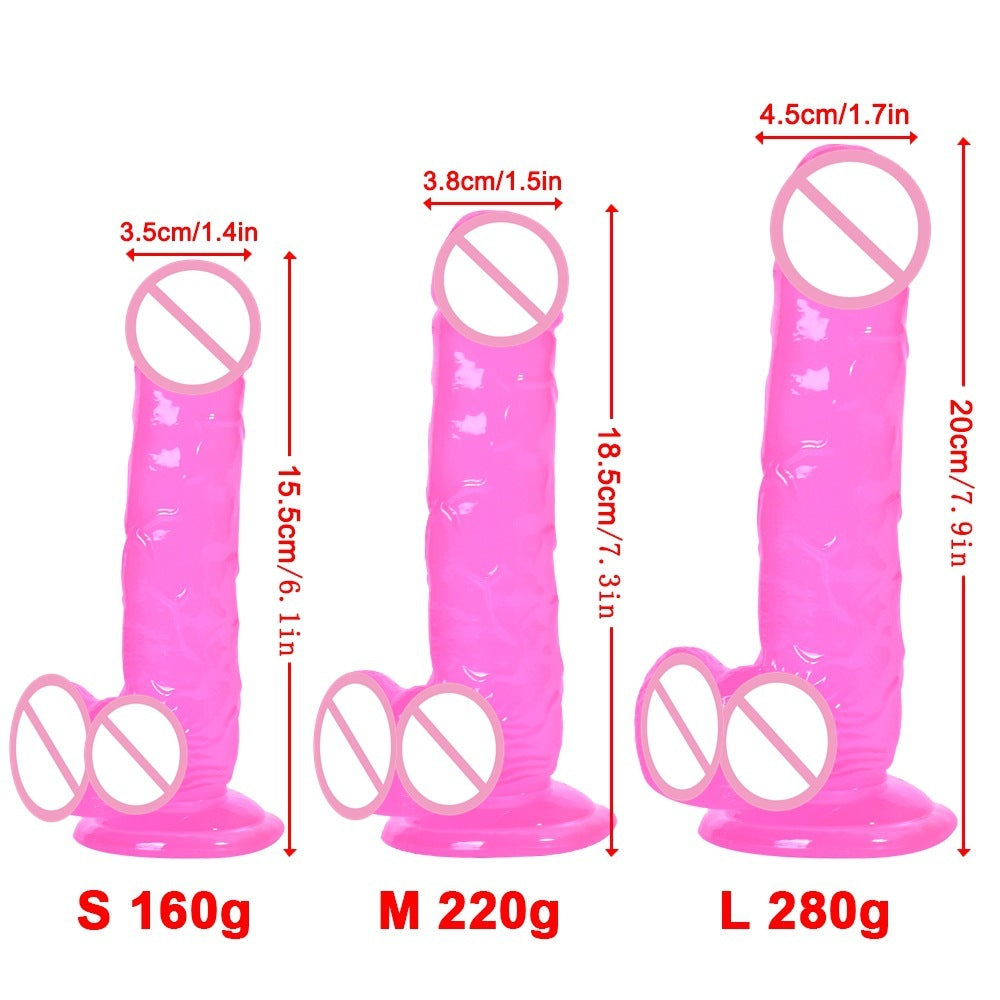 Clear Crystal Cannon Machine Female Supplies