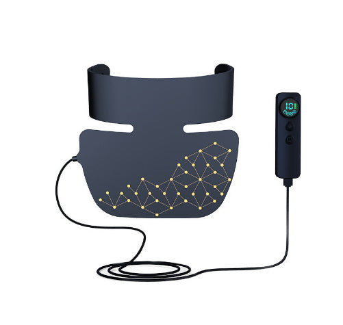 LED Infrared Neck Beauty Instrument Black Silicone Neck