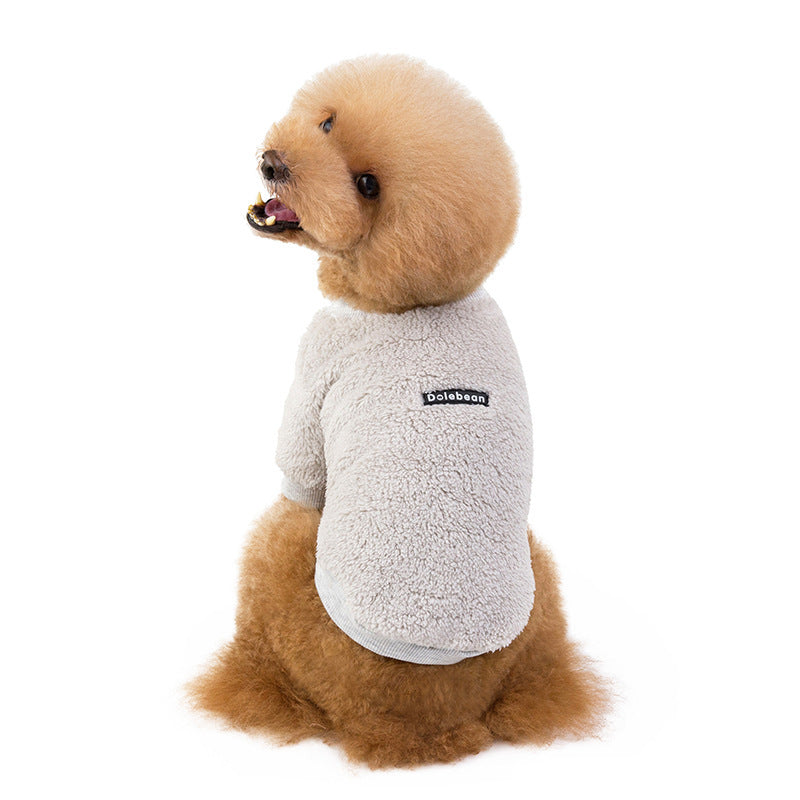 Dog Fleece Warm Double-sided Fleece Clothes