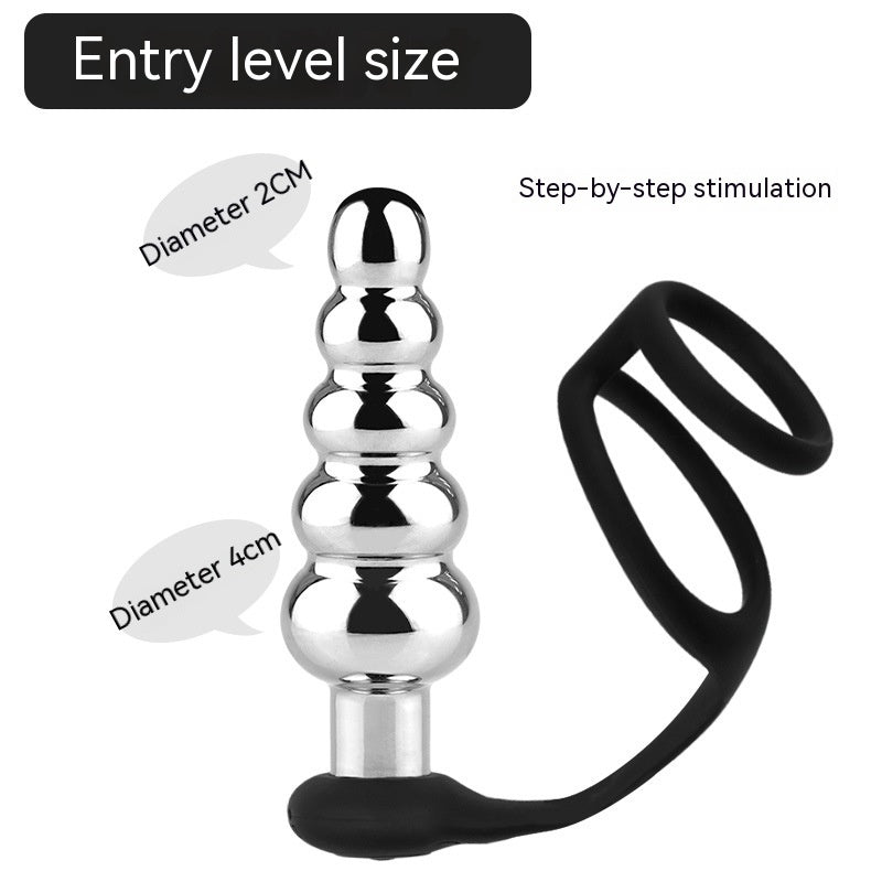 Thread Metal Remote Control Vibration Sex Toy Butt Plug Sex Toys