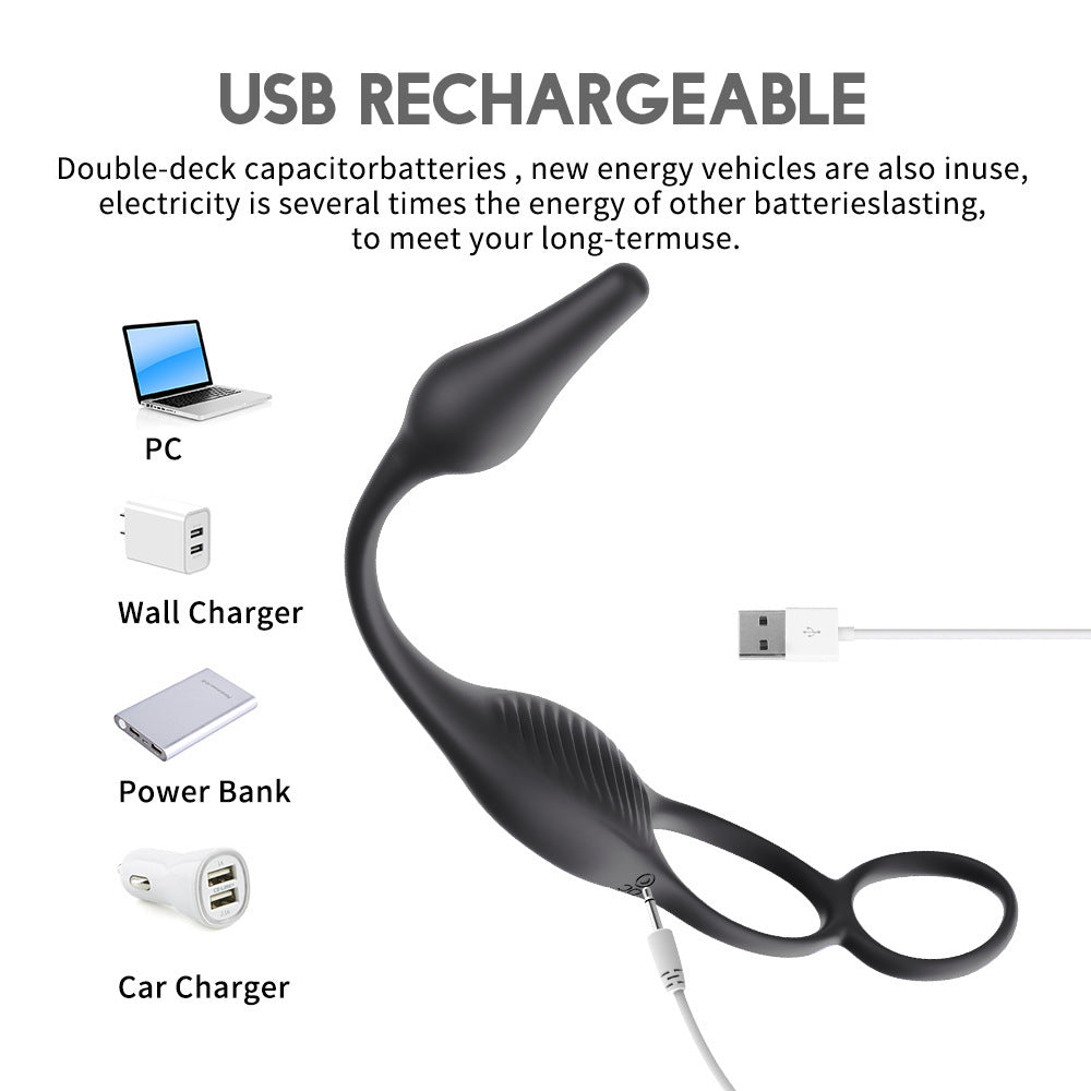 Wearable Remote Control Vibration Double Stimulation Massager