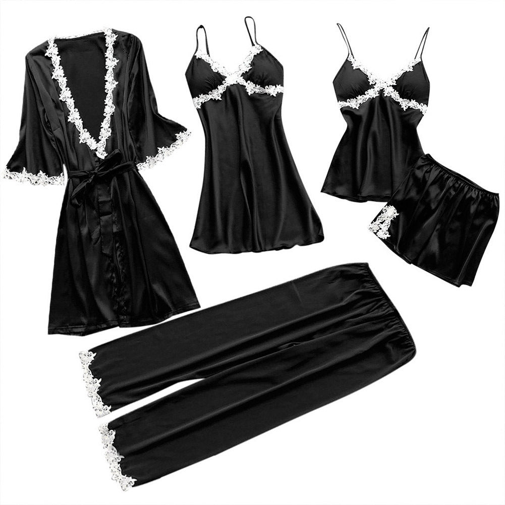 Comfortable Lingerie Set bathrobe included