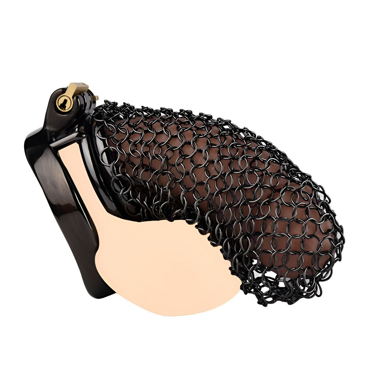 Black Voile Chastity Chainmail Breathable And Comfortable To Wear