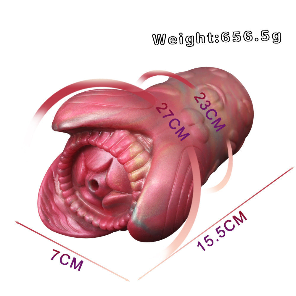 Imitation Animal Shaped Men's Masturbator Single Hole Realistic Vagina